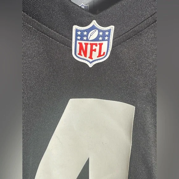 Nike NFL Raiders Derek Carr #4 Black On Field Jersey Size XXL Men’s - Picture 3 of 10